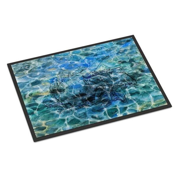 Carolines Treasures 24 x 36 in. Hermit Crab Under water Indoor or Outdoor Mat BB5361JMAT - main